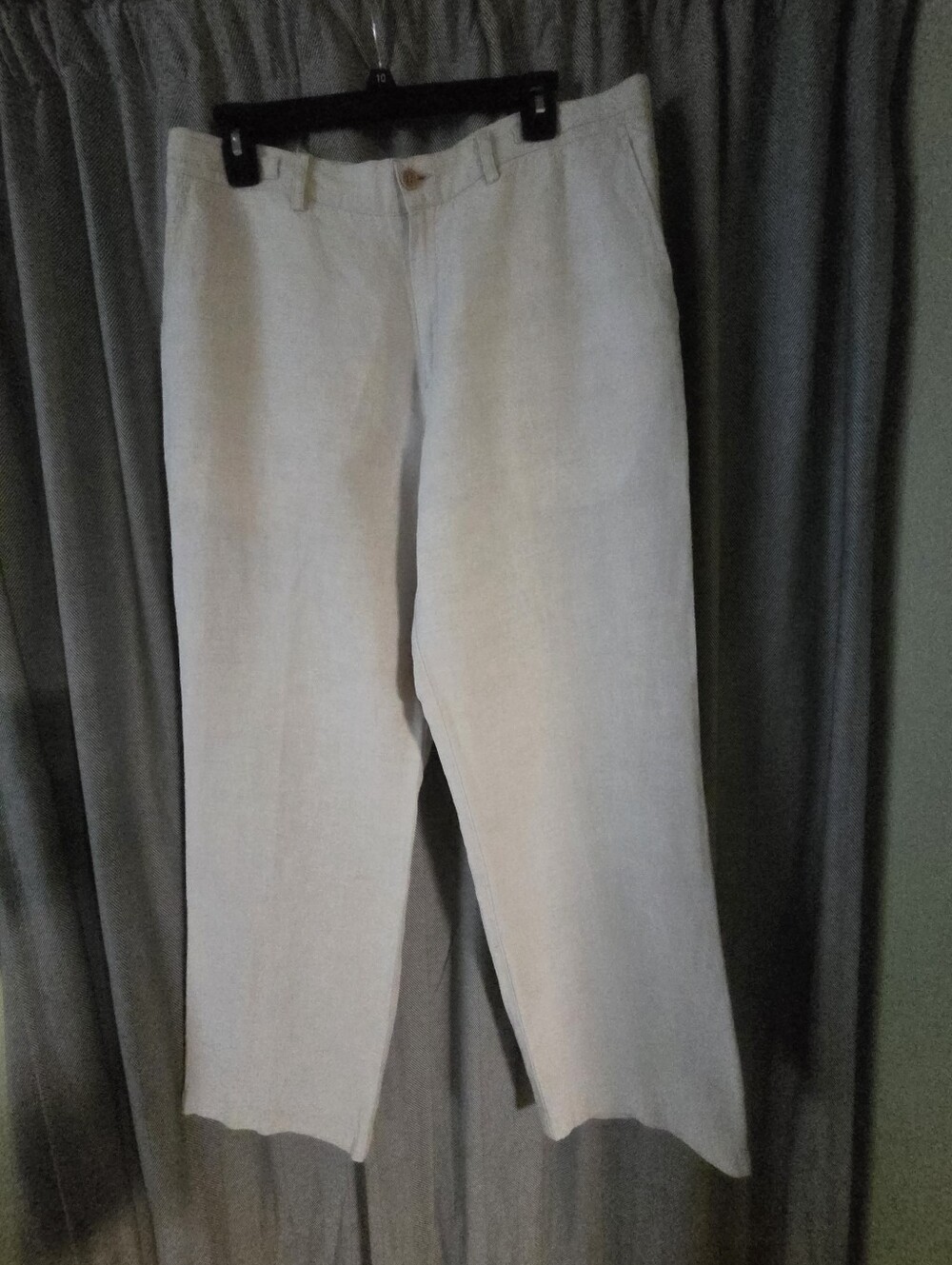 Fórmul@ Joven | Classic Straight-Leg Linen Trousers - Cream